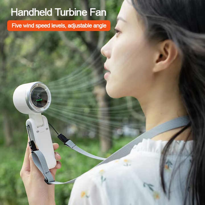 Rechargeable Handheld Turbine Fan