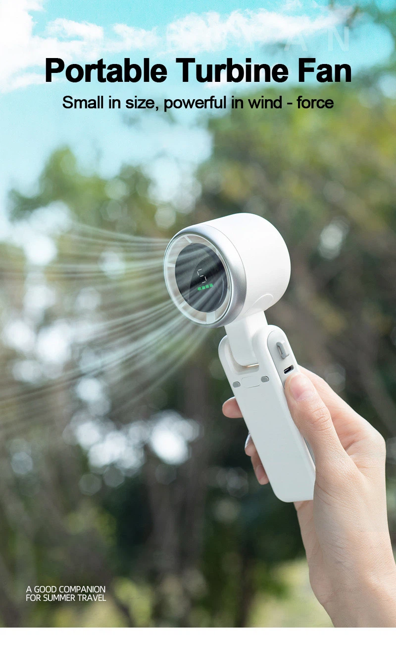 Rechargeable Handheld Turbine Fan